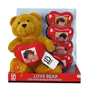 1D 9-Inch Bear with Detachable Heart Plush